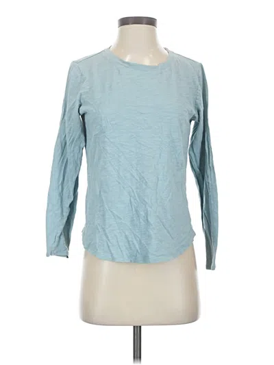 Pre-owned Old Navy 3/4 Sleeve T-shirt In Blue