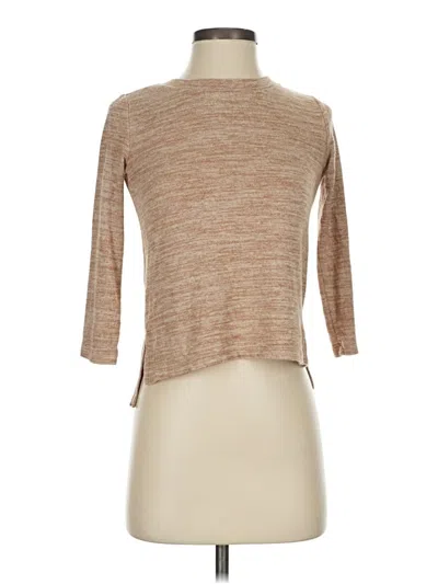 Pre-owned Old Navy 3/4 Sleeve T-shirt In Brown
