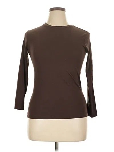 Pre-owned Old Navy 3/4 Sleeve T-shirt In Brown
