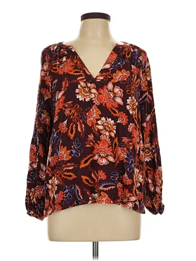 Pre-owned Old Navy 3/4 Sleeve T-shirt In Brown