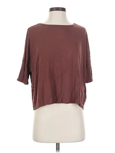 Pre-owned Old Navy 3/4 Sleeve T-shirt In Brown