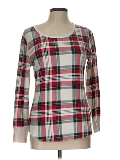 Pre-owned Old Navy 3/4 Sleeve T-shirt In Burgundy