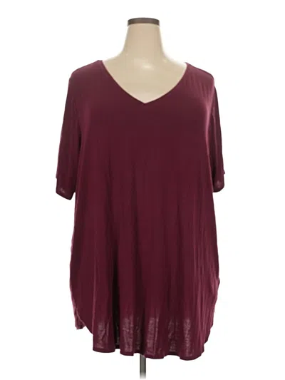 Pre-owned Old Navy 3/4 Sleeve T-shirt In Burgundy