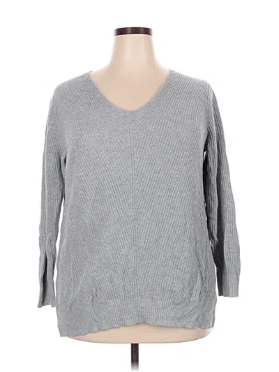 Pre-owned Old Navy 3/4 Sleeve T-shirt In Gray