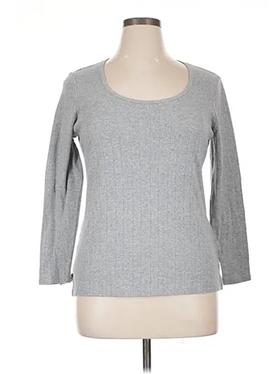 Pre-owned Old Navy 3/4 Sleeve T-shirt In Gray