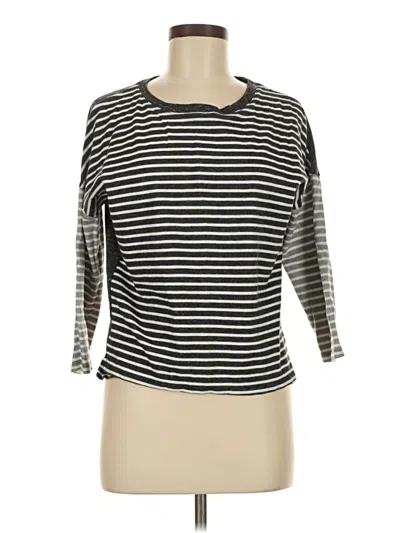 Pre-owned Old Navy 3/4 Sleeve T-shirt In Gray