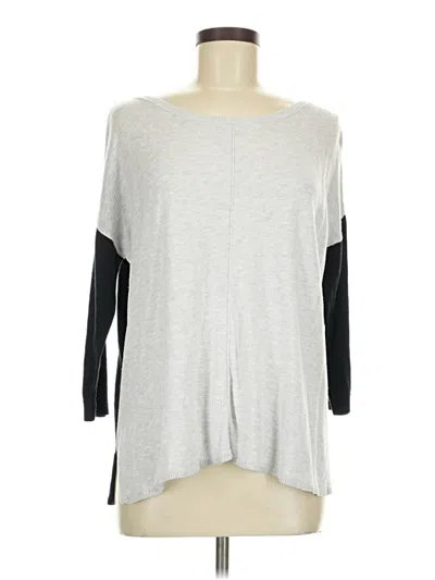Pre-owned Old Navy 3/4 Sleeve T-shirt In Gray