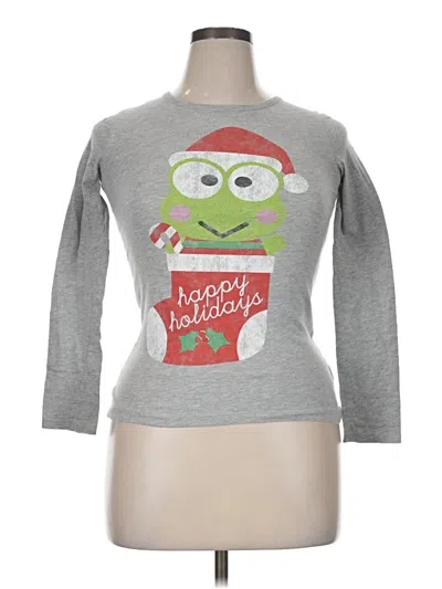 Pre-owned Old Navy 3/4 Sleeve T-shirt In Gray