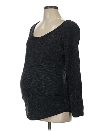 Pre-owned Old Navy 3/4 Sleeve T-shirt In Gray