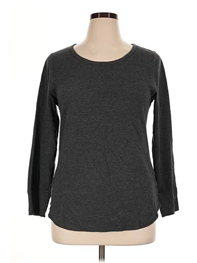 Pre-owned Old Navy 3/4 Sleeve T-shirt In Gray