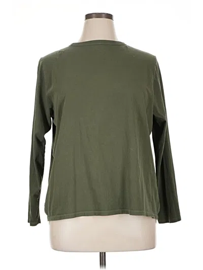 Pre-owned Old Navy 3/4 Sleeve T-shirt In Green