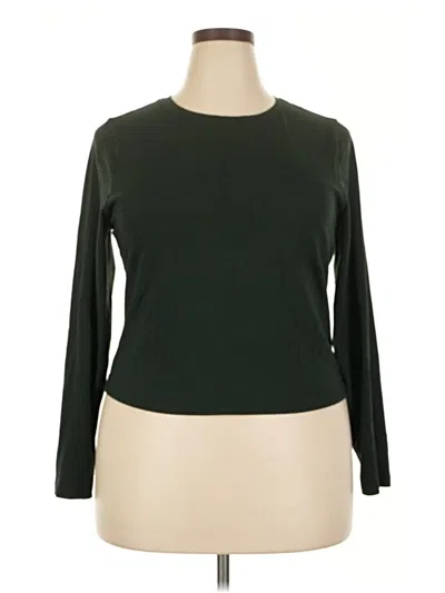 Pre-owned Old Navy 3/4 Sleeve T-shirt In Green