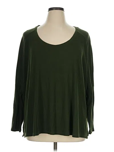 Pre-owned Old Navy 3/4 Sleeve T-shirt In Green