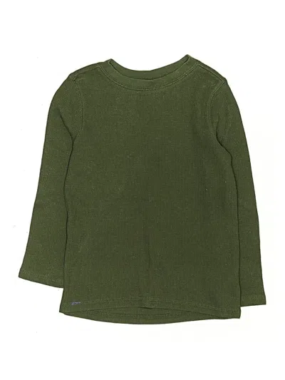 Pre-owned Old Navy Kids' 3/4 Sleeve T-shirt In Green
