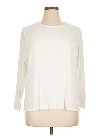 Pre-owned Old Navy 3/4 Sleeve T-shirt In Ivory