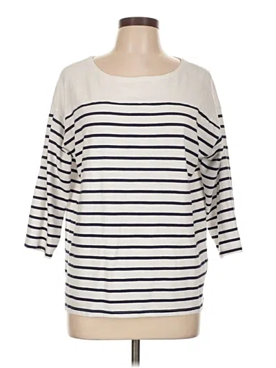 Pre-owned Old Navy 3/4 Sleeve T-shirt In Ivory