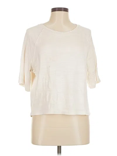 Pre-owned Old Navy 3/4 Sleeve T-shirt In Ivory