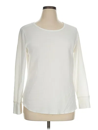 Pre-owned Old Navy 3/4 Sleeve T-shirt In Ivory