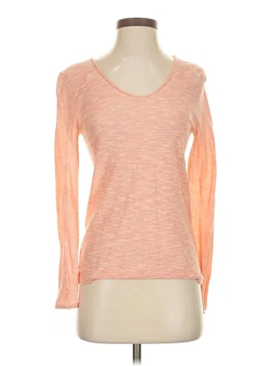 Pre-owned Old Navy 3/4 Sleeve T-shirt In Orange