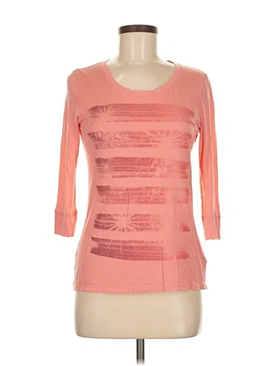 Pre-owned Old Navy 3/4 Sleeve T-shirt In Pink