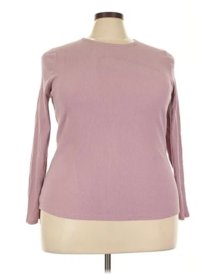 Pre-owned Old Navy 3/4 Sleeve T-shirt In Purple