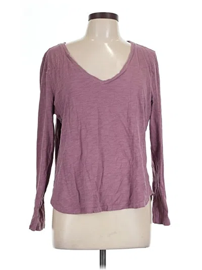 Pre-owned Old Navy 3/4 Sleeve T-shirt In Purple
