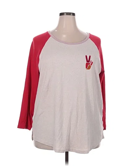 Pre-owned Old Navy 3/4 Sleeve T-shirt In Red