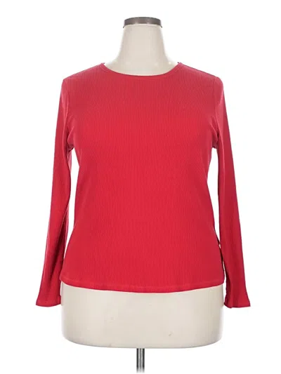Pre-owned Old Navy 3/4 Sleeve T-shirt In Red