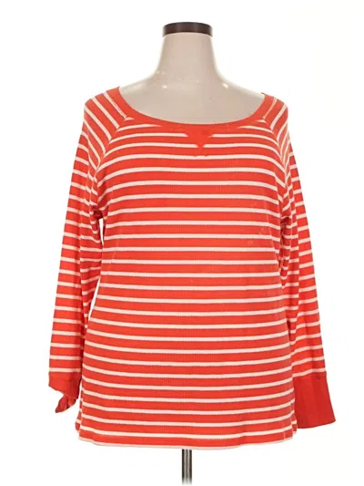 Pre-owned Old Navy 3/4 Sleeve T-shirt In Red