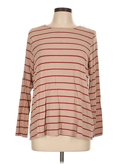 Pre-owned Old Navy 3/4 Sleeve T-shirt In Tan