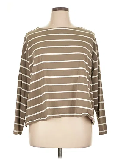 Pre-owned Old Navy 3/4 Sleeve T-shirt In Tan