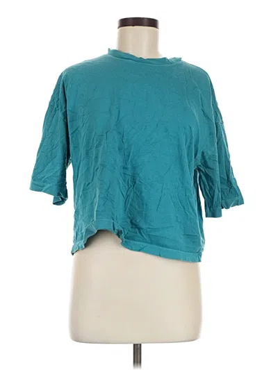 Pre-owned Old Navy 3/4 Sleeve T-shirt In Teal