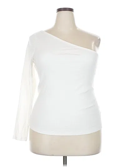 Pre-owned Old Navy 3/4 Sleeve T-shirt In White