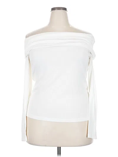 Pre-owned Old Navy 3/4 Sleeve T-shirt In White