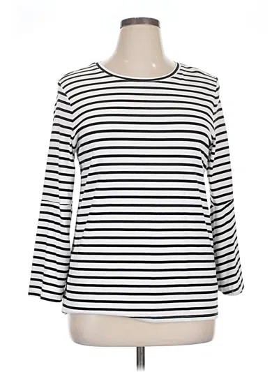 Pre-owned Old Navy 3/4 Sleeve T-shirt In White