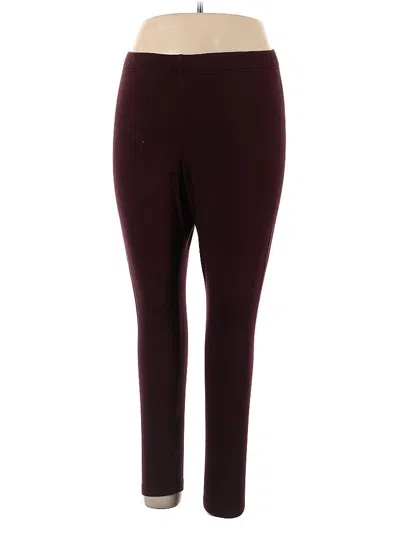 Pre-owned Old Navy Active Pants In Burgundy