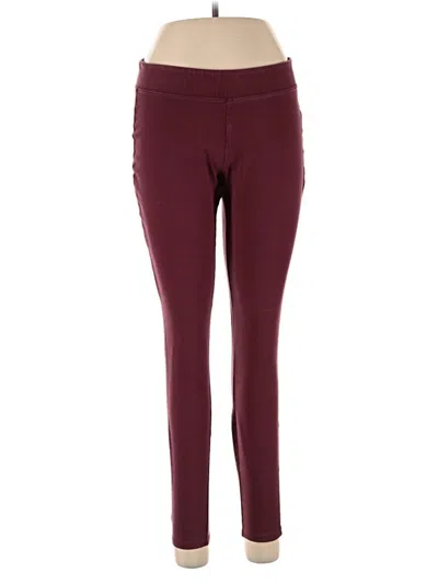 Pre-owned Old Navy Active Pants In Burgundy