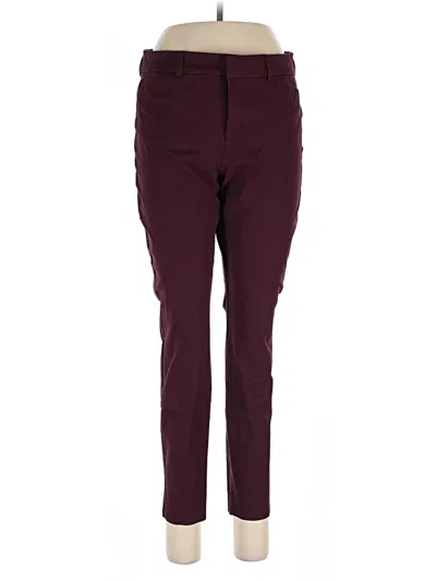 Pre-owned Old Navy Active Pants In Burgundy
