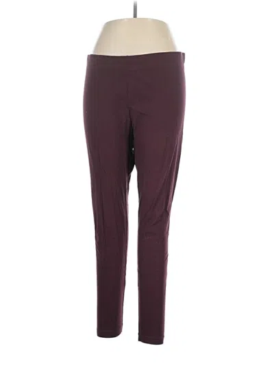 Pre-owned Old Navy Active Pants In Burgundy