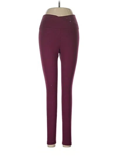 Pre-owned Old Navy Active Pants In Burgundy