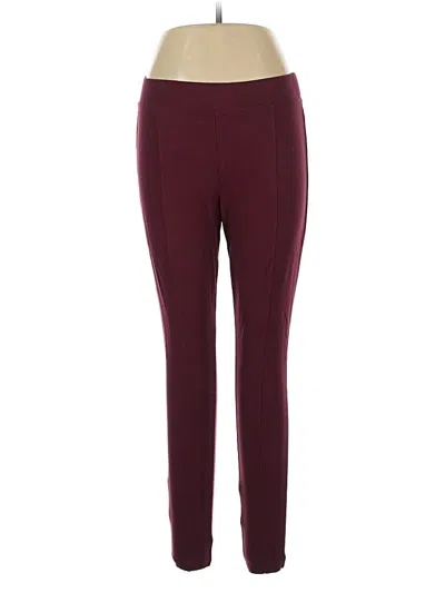 Pre-owned Old Navy Active Pants In Burgundy