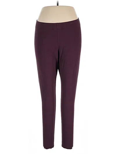 Pre-owned Old Navy Active Pants In Burgundy