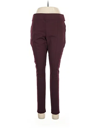 Pre-owned Old Navy Active Pants In Burgundy