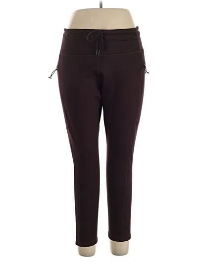Pre-owned Old Navy Active Pants In Burgundy