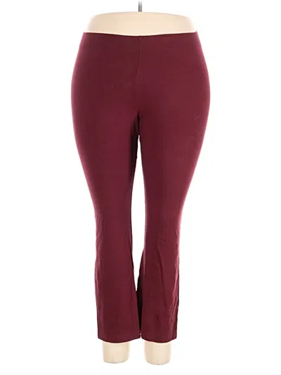 Pre-owned Old Navy Active Pants In Burgundy
