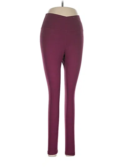 Pre-owned Old Navy Active Pants In Burgundy