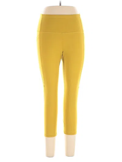 Pre-owned Old Navy Active Pants In Yellow