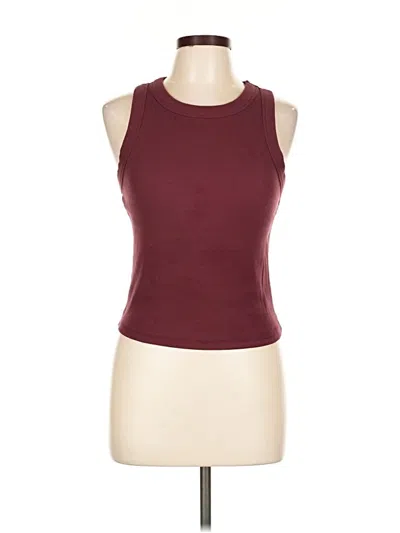 Pre-owned Old Navy Active Tank Top In Burgundy
