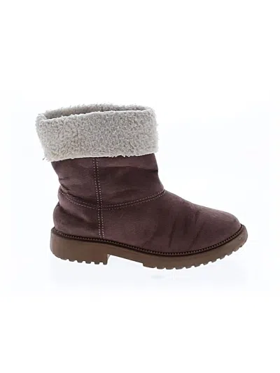 Pre-owned Old Navy Kids' Ankle Boots In Brown