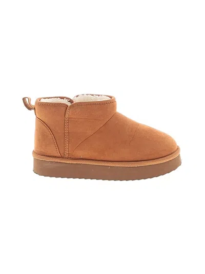 Pre-owned Old Navy Kids' Ankle Boots In Tan